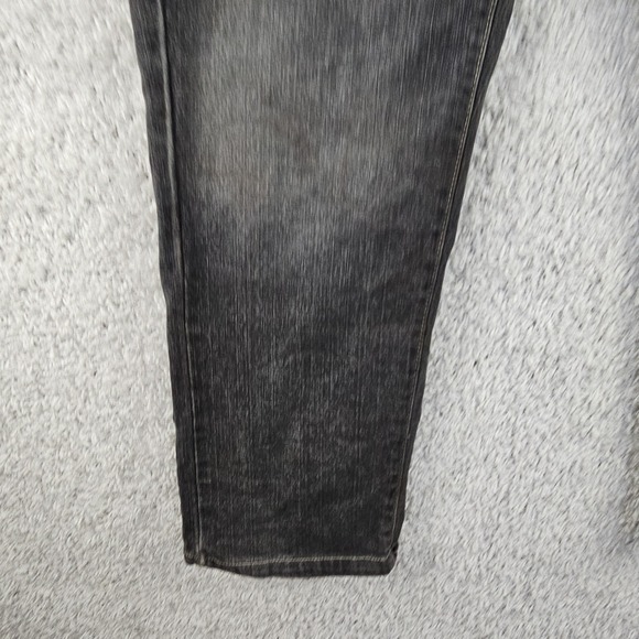 Calvin Klein Skinny Jeans Womens 14 Black Stretch Denim Distressed 38x29 - Picture 8 of 16